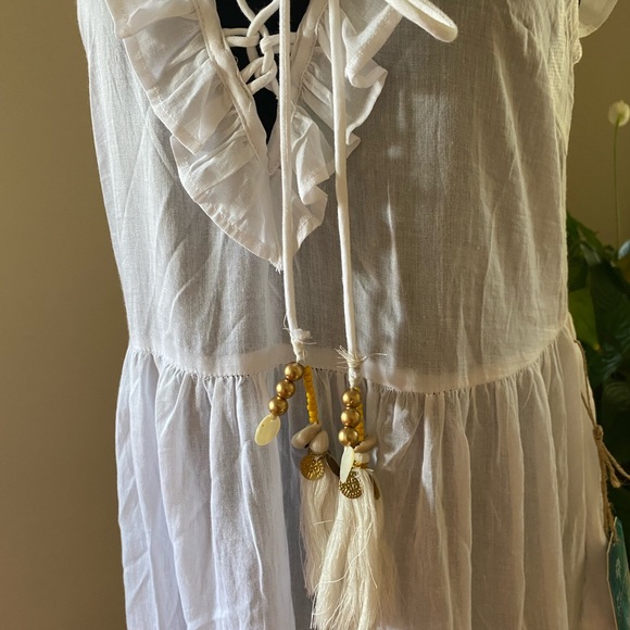 True Destinations Resort Wear Full Length Sleeveless Dress/CoverUp - NWT - Small - Picture 4 of 7